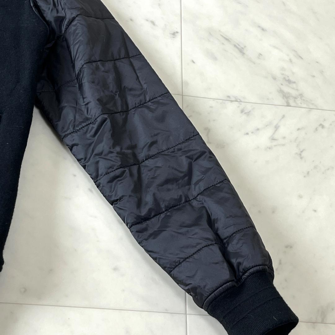 マスターバニーエディション 2 キルティング ニット MA-1 ブルゾン 黒