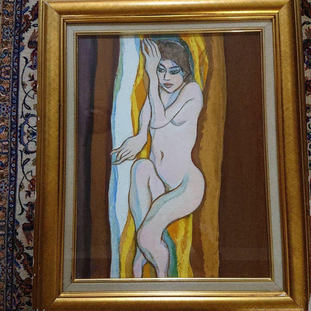 斎藤求　裸婦　絵画