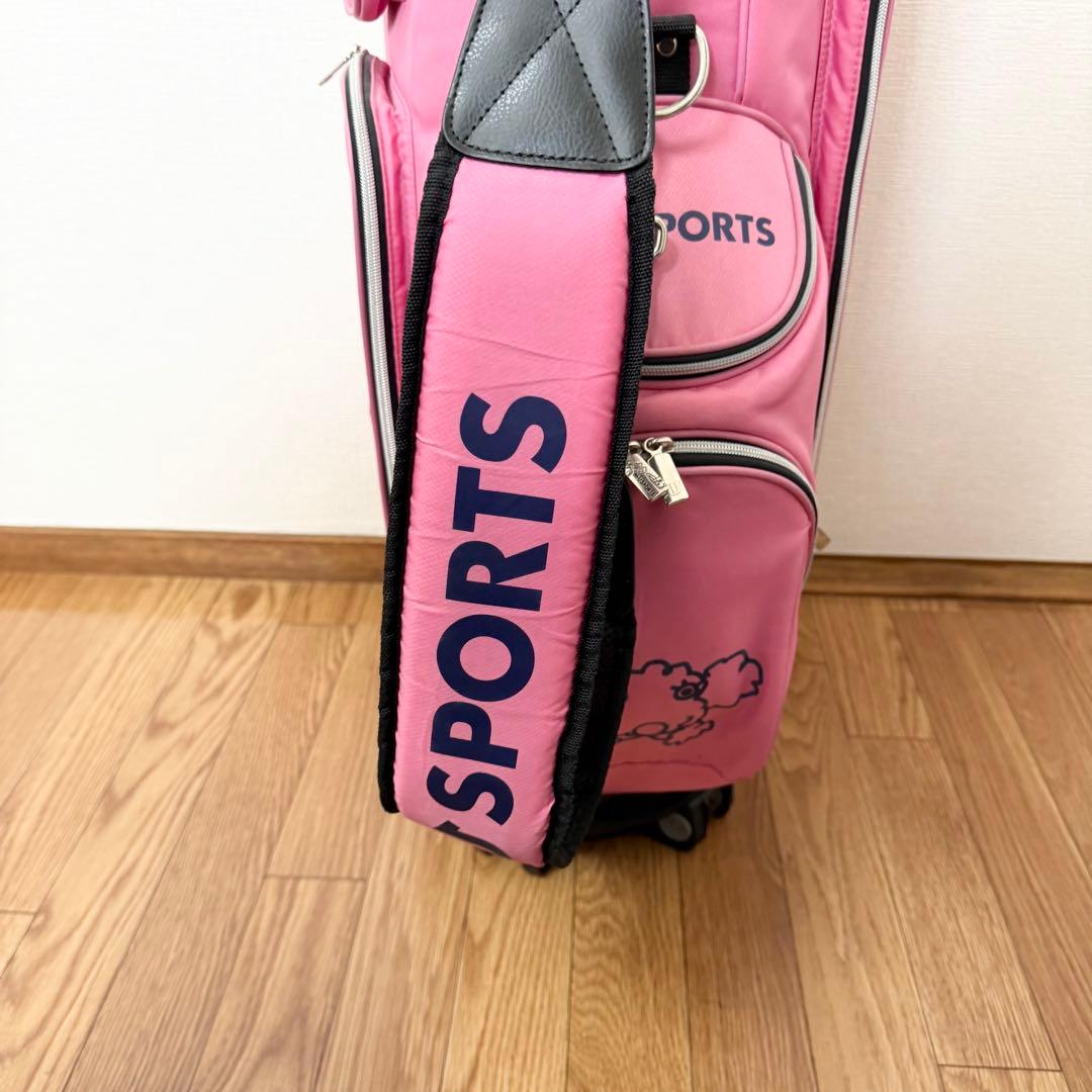 ｍu ＳＰＯＲＴＳ レディース キャディバッグ【ピンク】