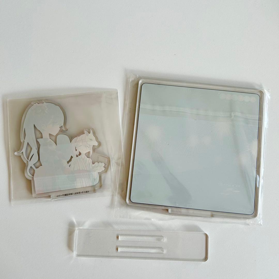 ゆるキャン△ キャラ福くじB賞　ジオラマアクリルスタンド　志摩リン　なでしこ