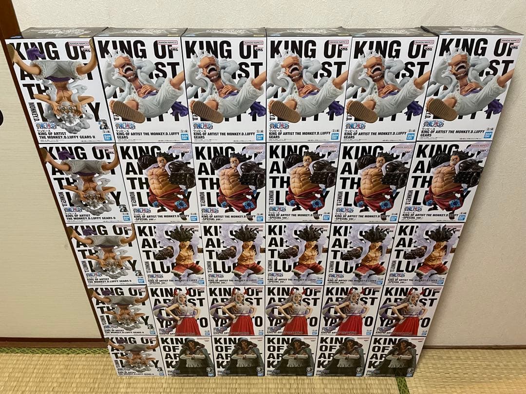 ワンピース フィギュア KING OF ARTIST ニカ ルフィ30個