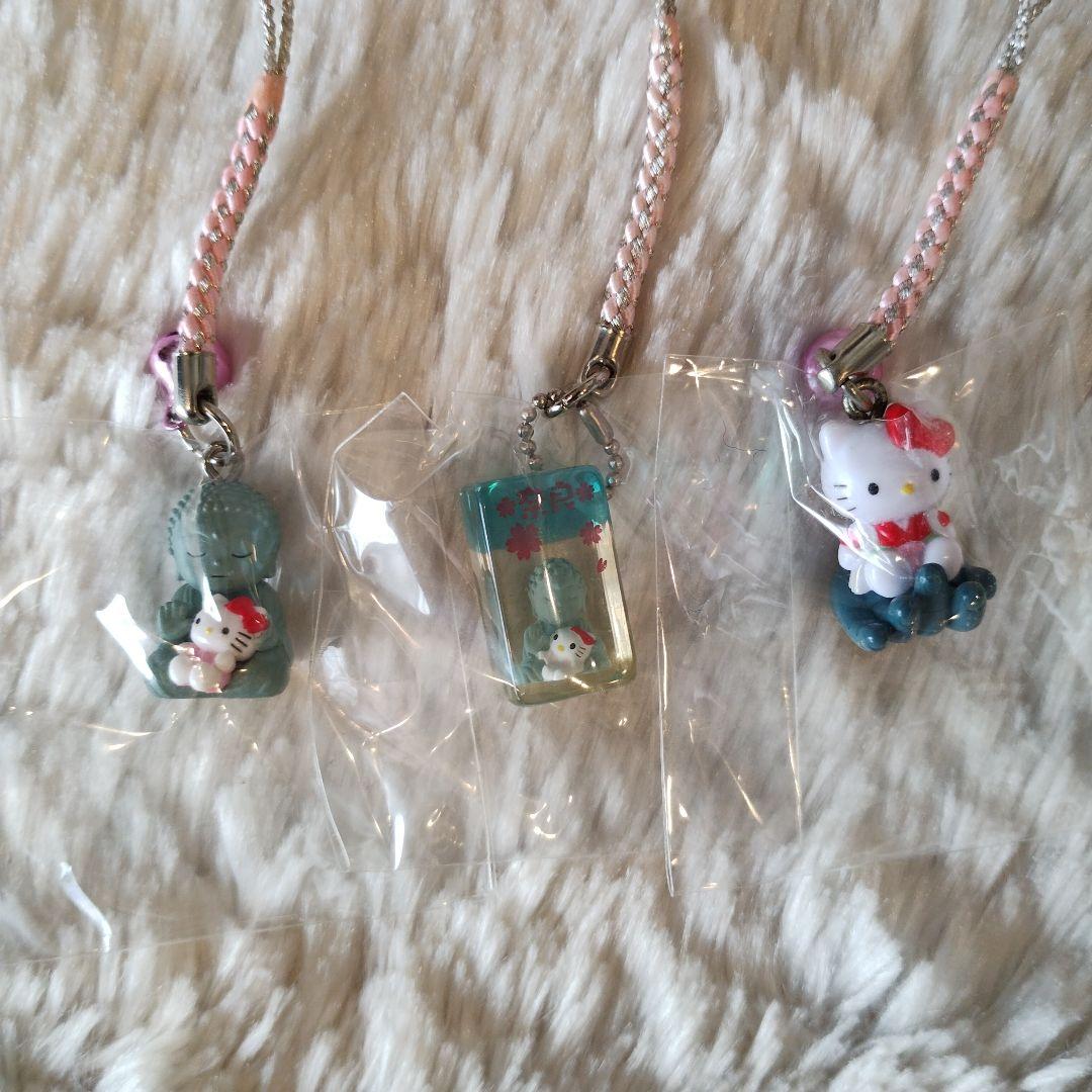 ご当地キティ 奈良限定 奈良の大仏 根付けストラップ 3つセット 希少 レア