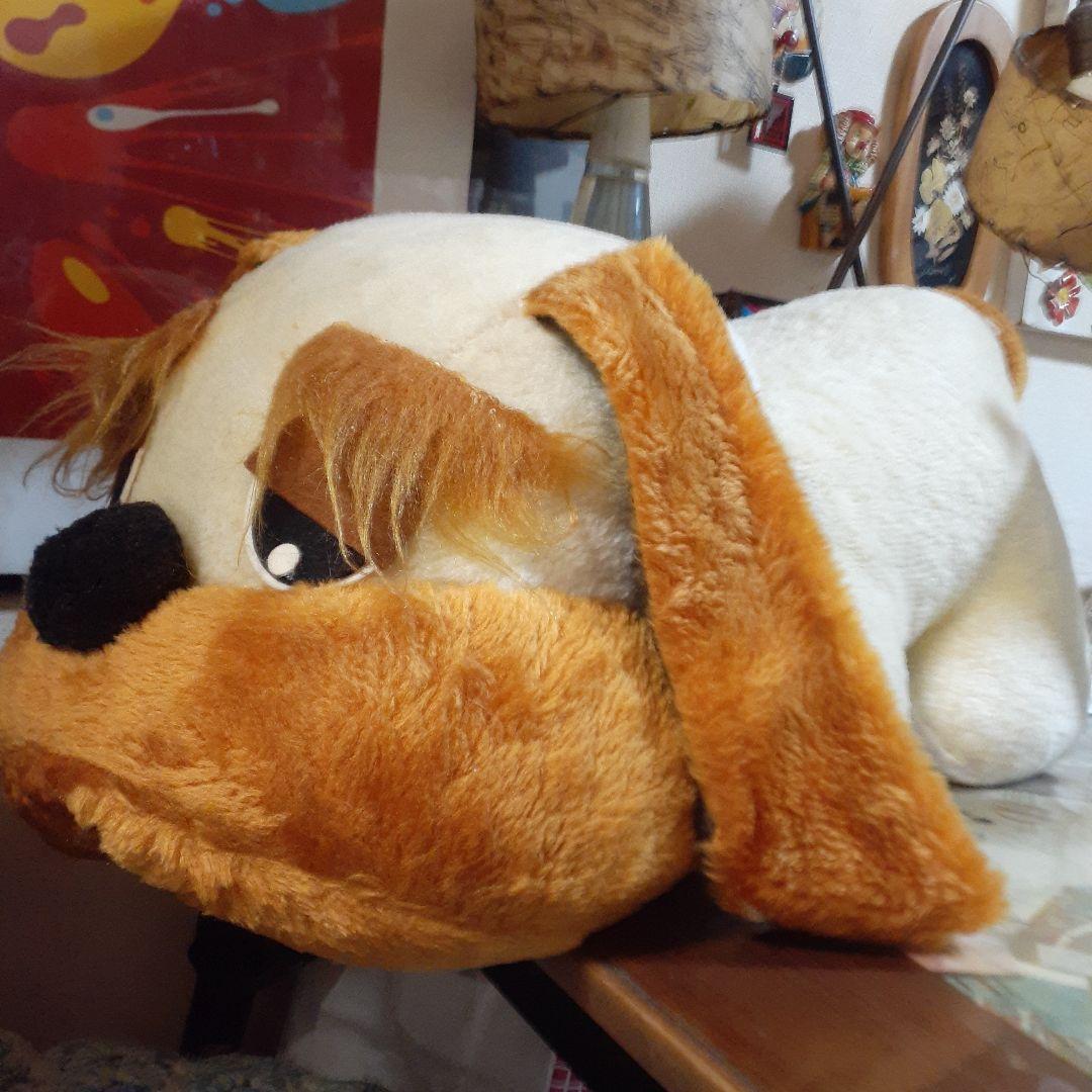 ビンテージ　昭和レトロ　70s 当時物　日本製　特大　いぬぬいぐるみ　宇山あゆみ