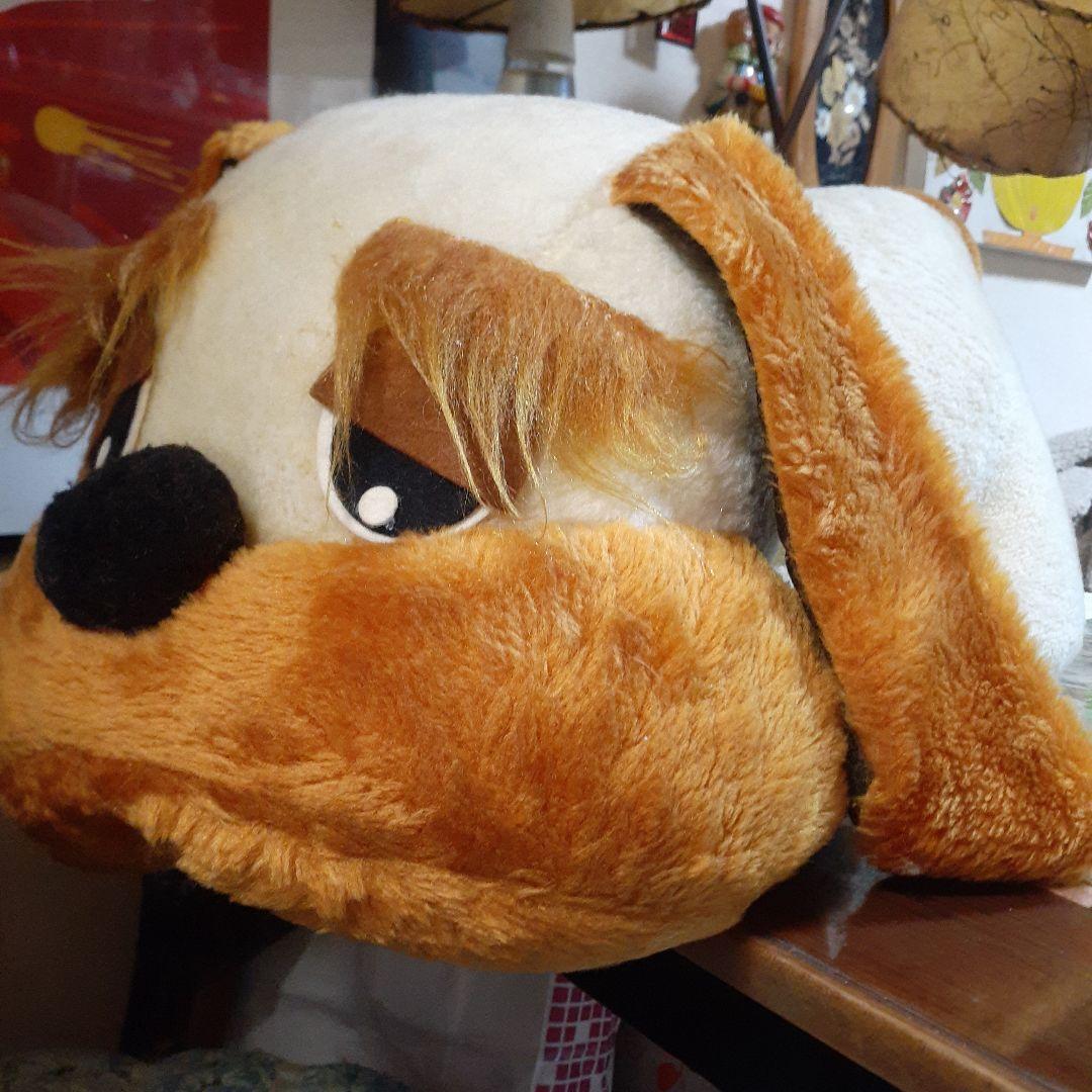 ビンテージ　昭和レトロ　70s 当時物　日本製　特大　いぬぬいぐるみ　宇山あゆみ