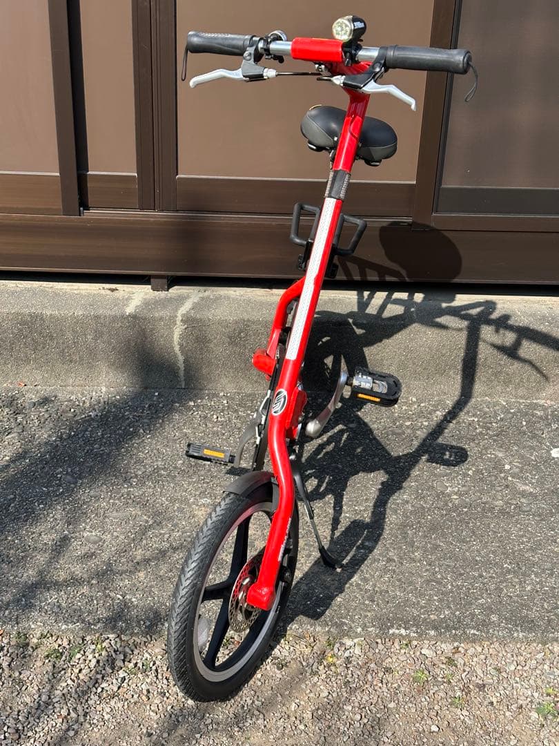折りたたみ自転車 ストライダ 「STRiDA LT」 レッド 16インチ