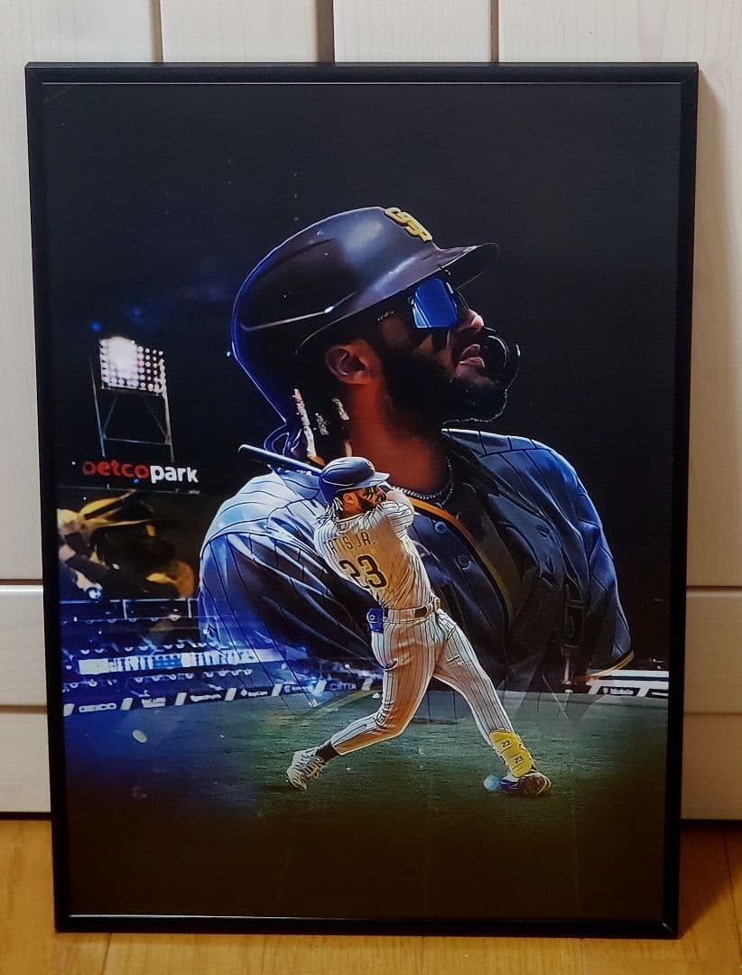 ごるご パドレス タティスJr A3ポスターフレーム付き⑤&A4セット