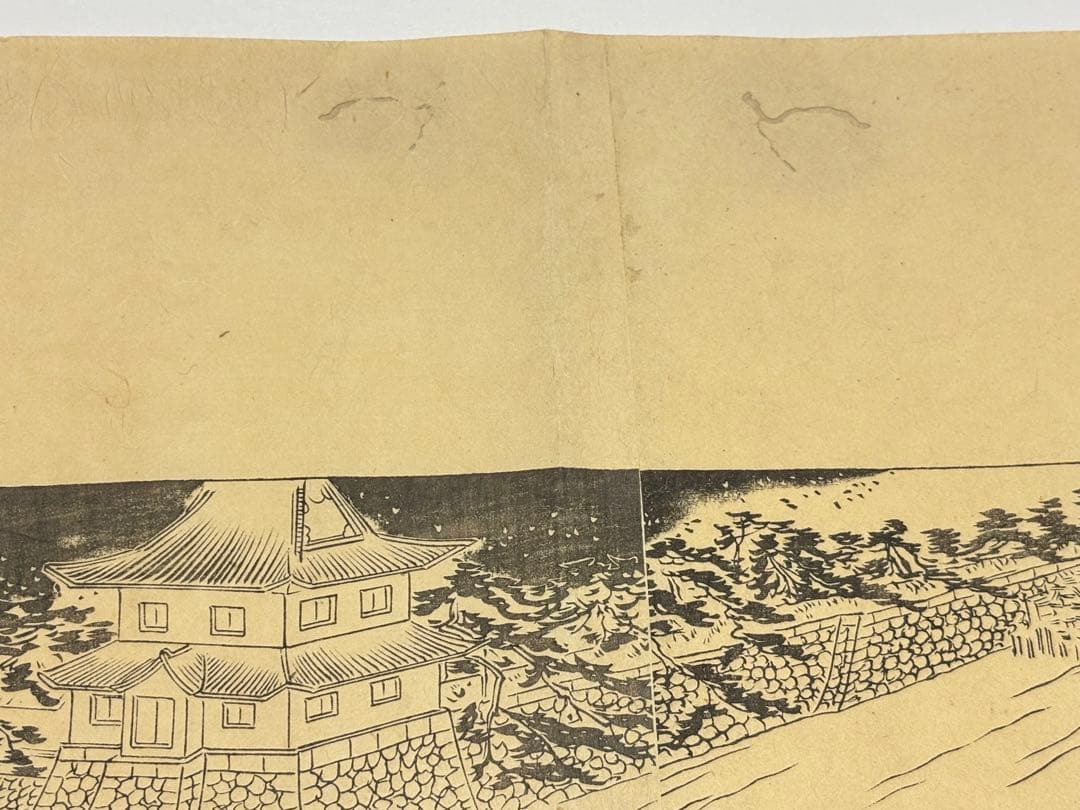 「明治戊辰戦役図巻」冨岡政信刊 明治23年刊 木版画 1巻|戊辰戦争 木版刷り