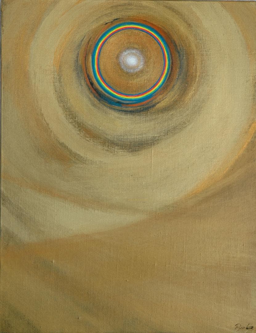 油絵 菅家令子 絵 絵画インテリア額付(黒) F6-G252023風景祈希望奇跡