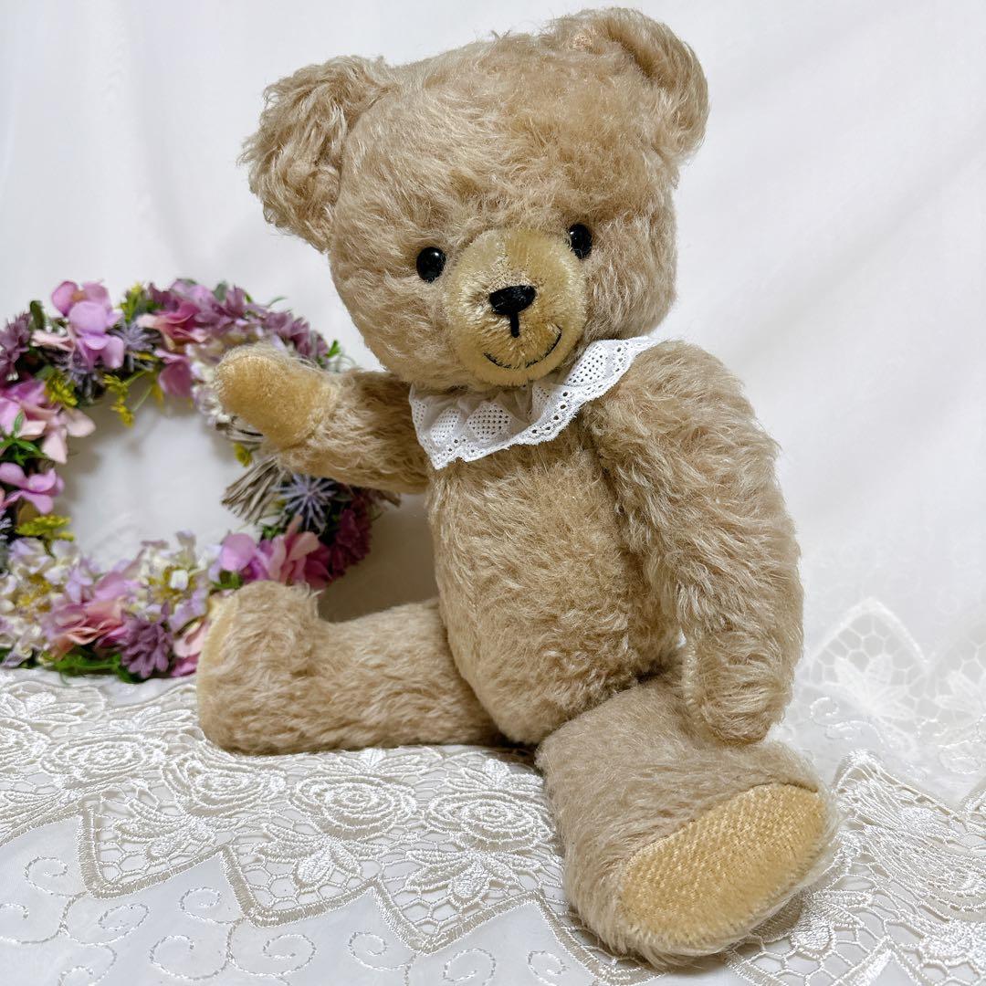 ぽぽ 様✨レア✨❤️にっこり可愛いアンティークベア❤️