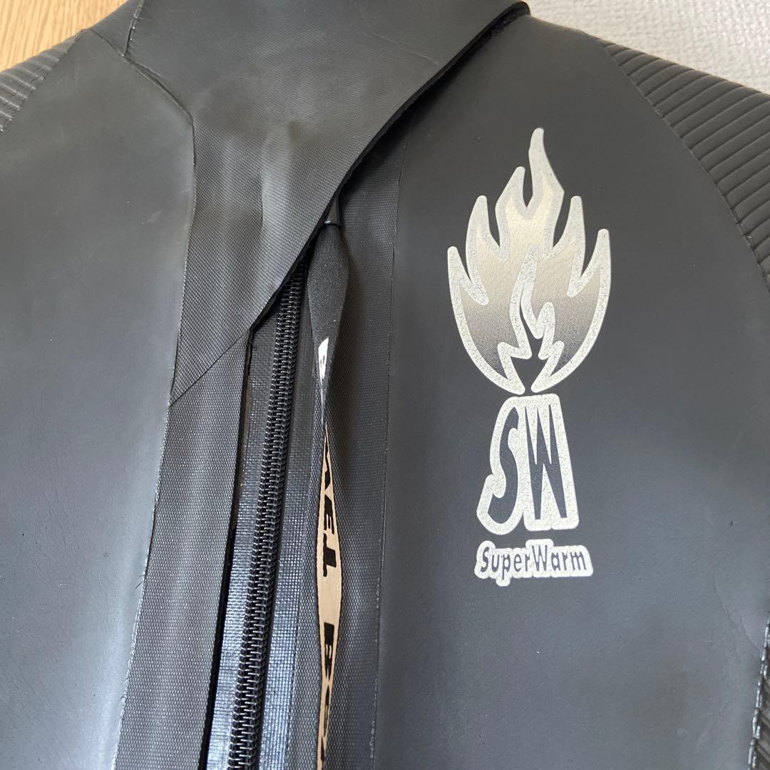 ビーウェット　BEWET 黒青フルスーツウェットスーツセミドライレディース