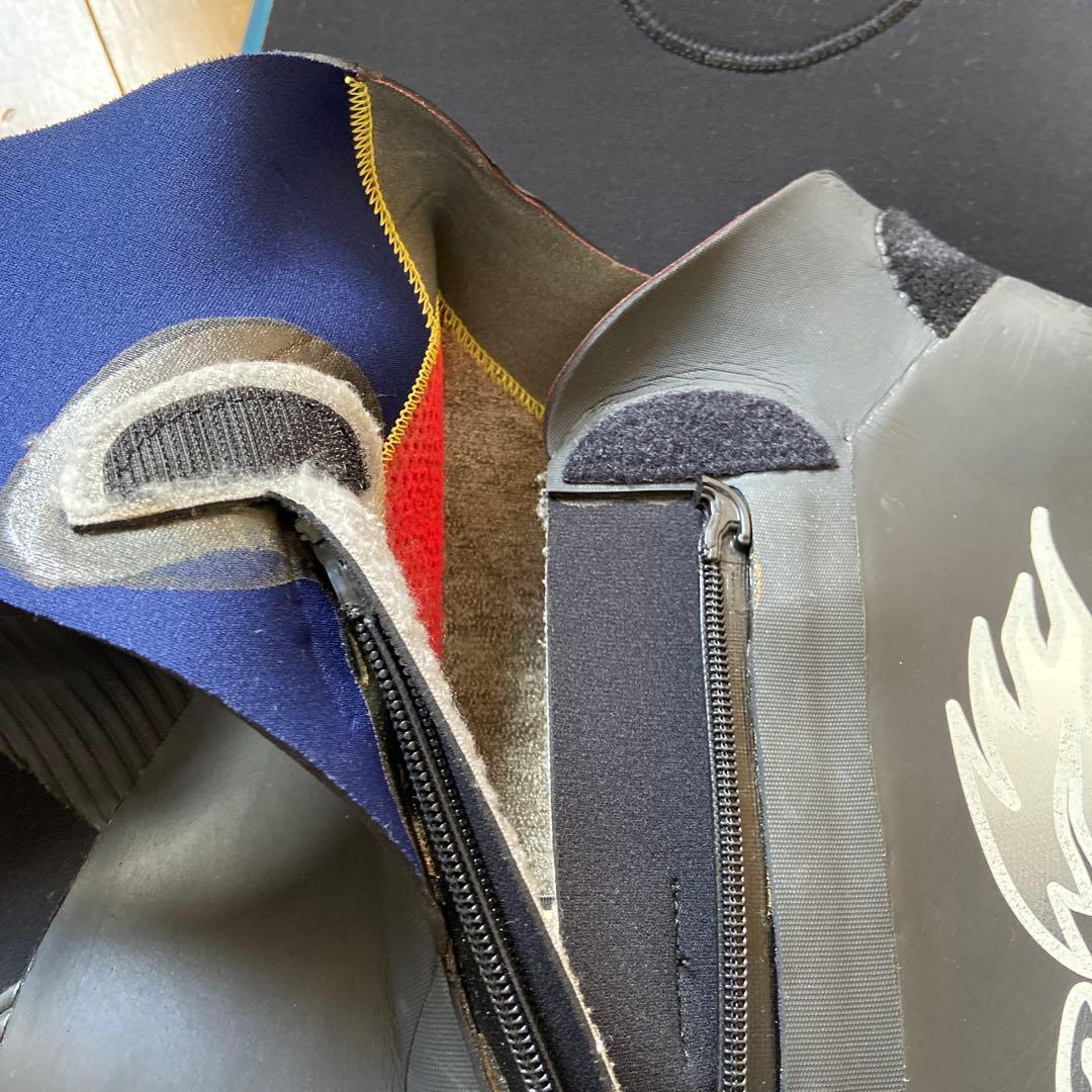 ビーウェット　BEWET 黒青フルスーツウェットスーツセミドライレディース