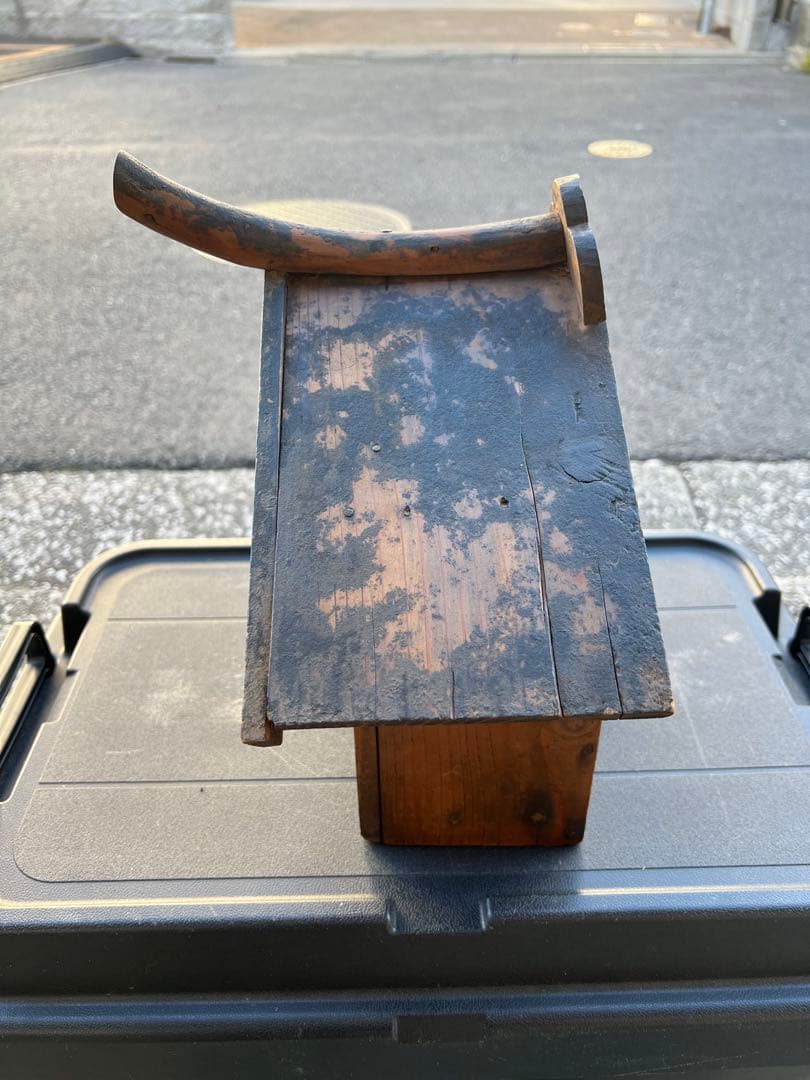 厨子 神棚 木製 時代物 民間信仰 神道 呪物 古物 古道具 古美術 骨董 民藝