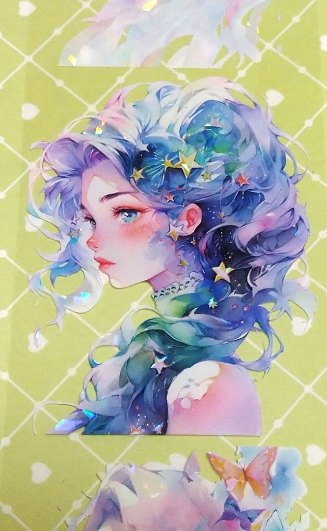 廃盤品✩J864＃幻彩少女(贝壳光)血液供给切り売り海外人物女の子AIマステ