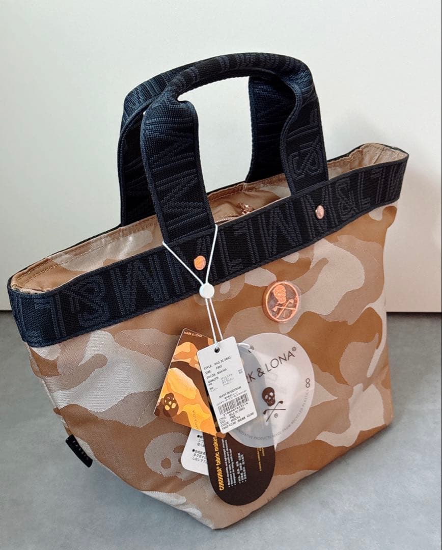 新品 ☆ MARK&LONA カートバッグ ラウンド トート マーク&ロナ 正規