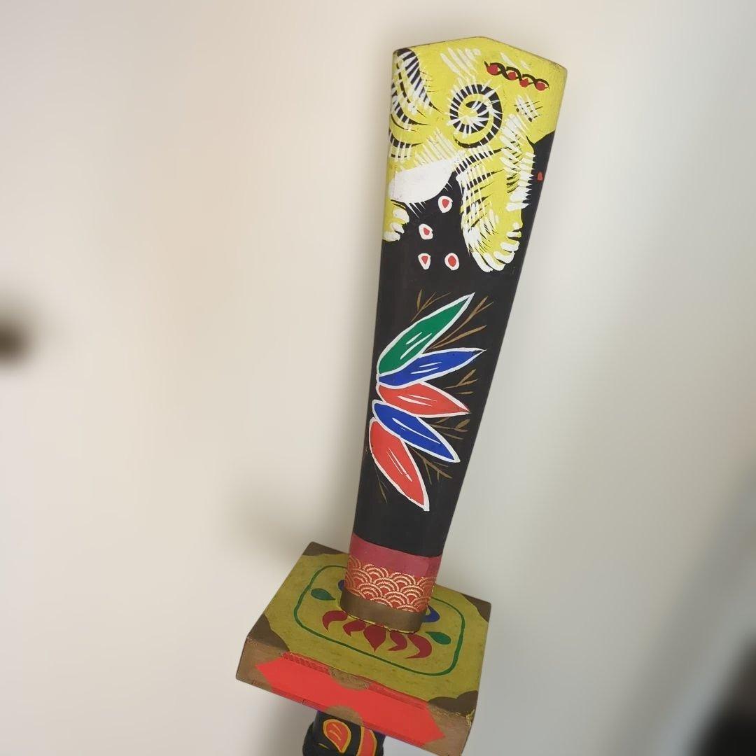 レトロ　民芸　菖蒲太刀　飾り木製　端午の節句　縁起物　刀　太刀