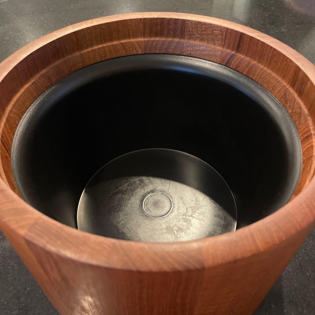 お値下:DANSK ラウンド チーク アイスバケツ