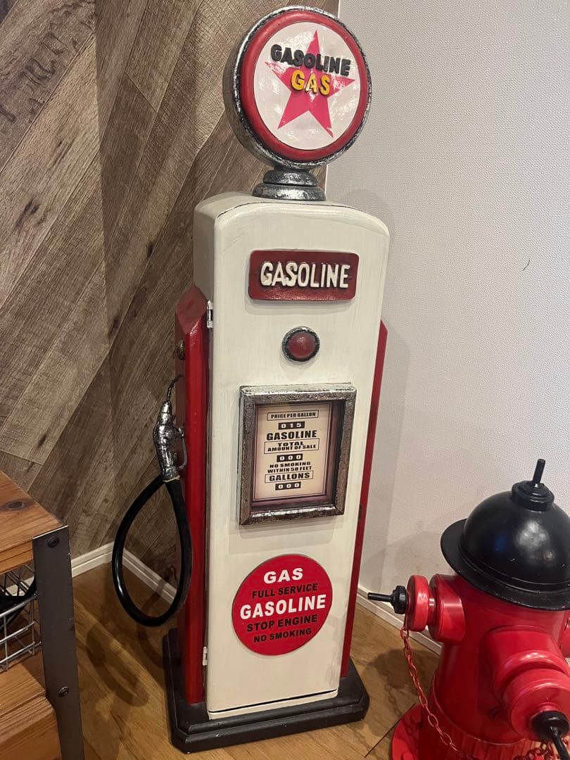 MSui　レトロ ガスポンプ型&消化器型装飾品セット