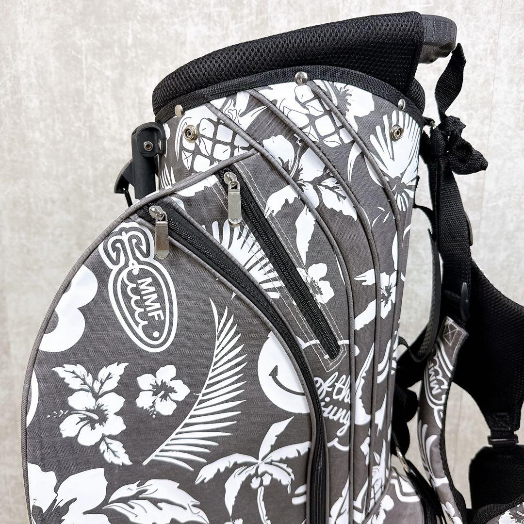 美品 MUTA MARINE ムータマリン スタンド キャディバッグ アロハ柄