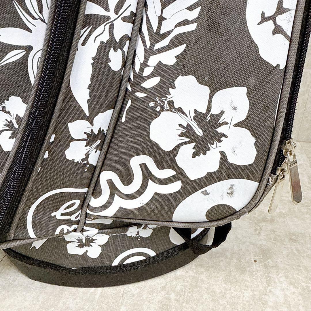 美品 MUTA MARINE ムータマリン スタンド キャディバッグ アロハ柄