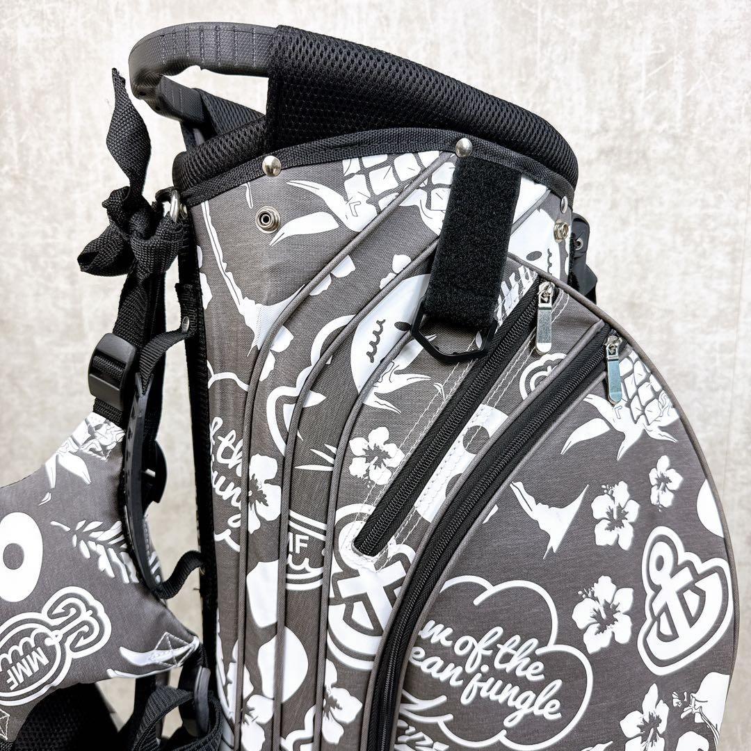美品 MUTA MARINE ムータマリン スタンド キャディバッグ アロハ柄