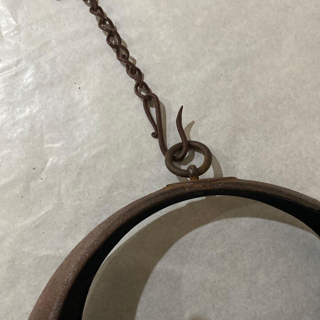 茶道具　掛花入　鉄製　南部鉄