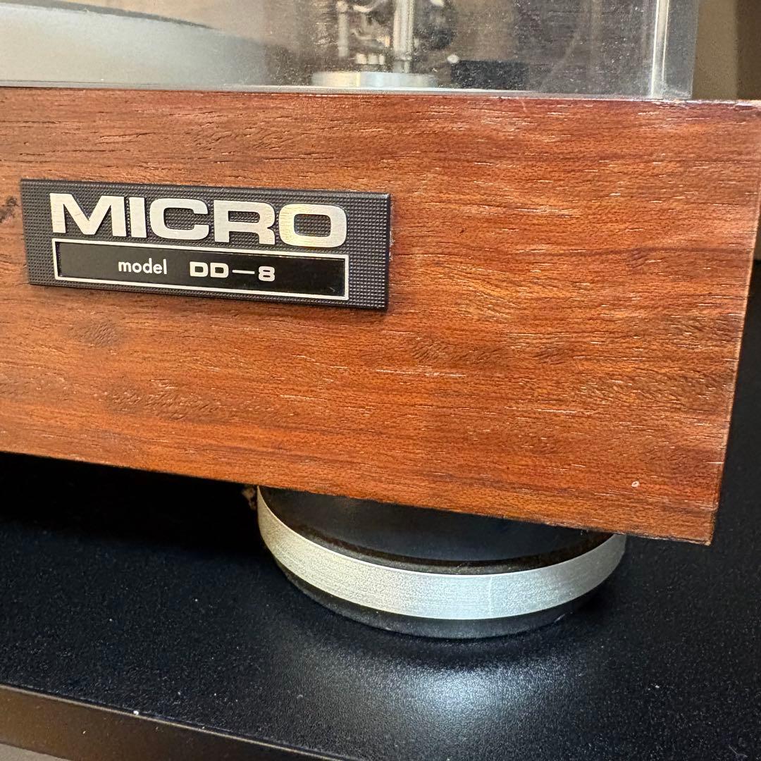 【現状品】MICRO DD-8 ターンテーブル マイクロ 通電再生OK！