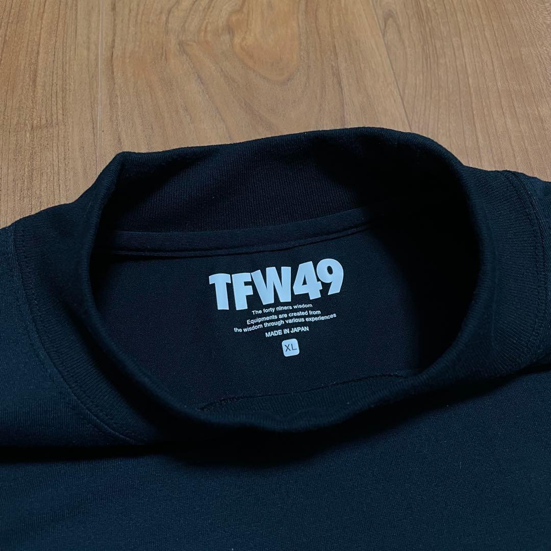 TFW49 モックネック　Tシャツ　XL ブラック　ゴルフ
