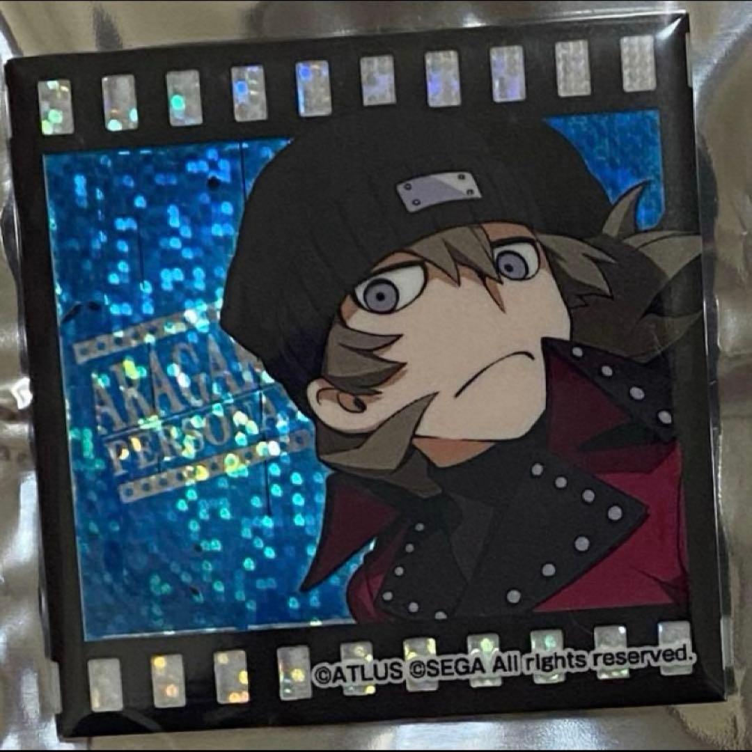 ペルソナ　ペルソナ3 リロード　Q2 セガコラボカフェ　缶バッジ　荒垣真次郎