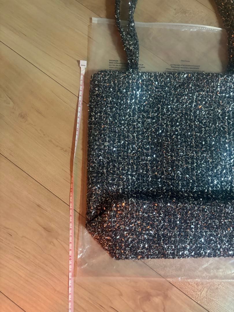 CHANEL スパンコールトートバッグ