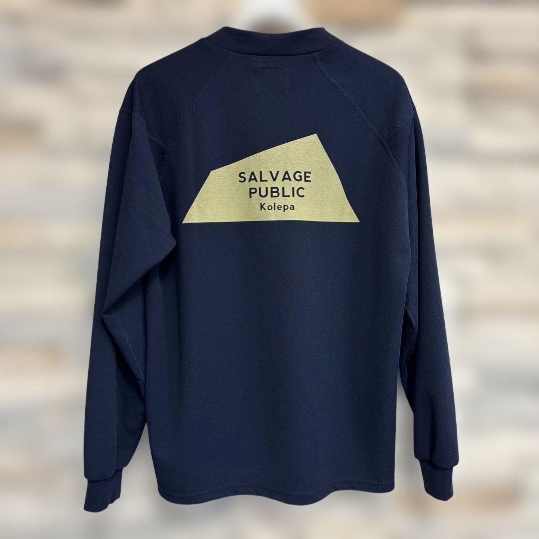 サルベージパブリックコレパ　モックネックシャツ　サイズM