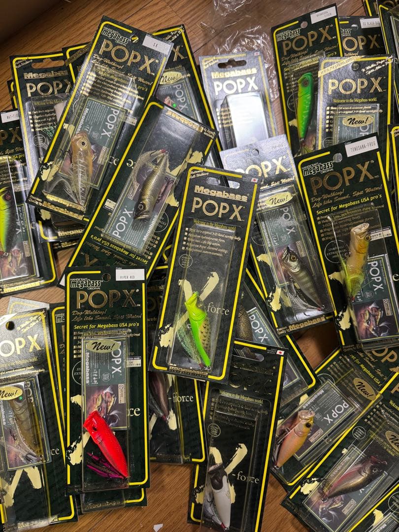 B*k様 Megabass POP X 141個セット！！限定カラーレアカラー多