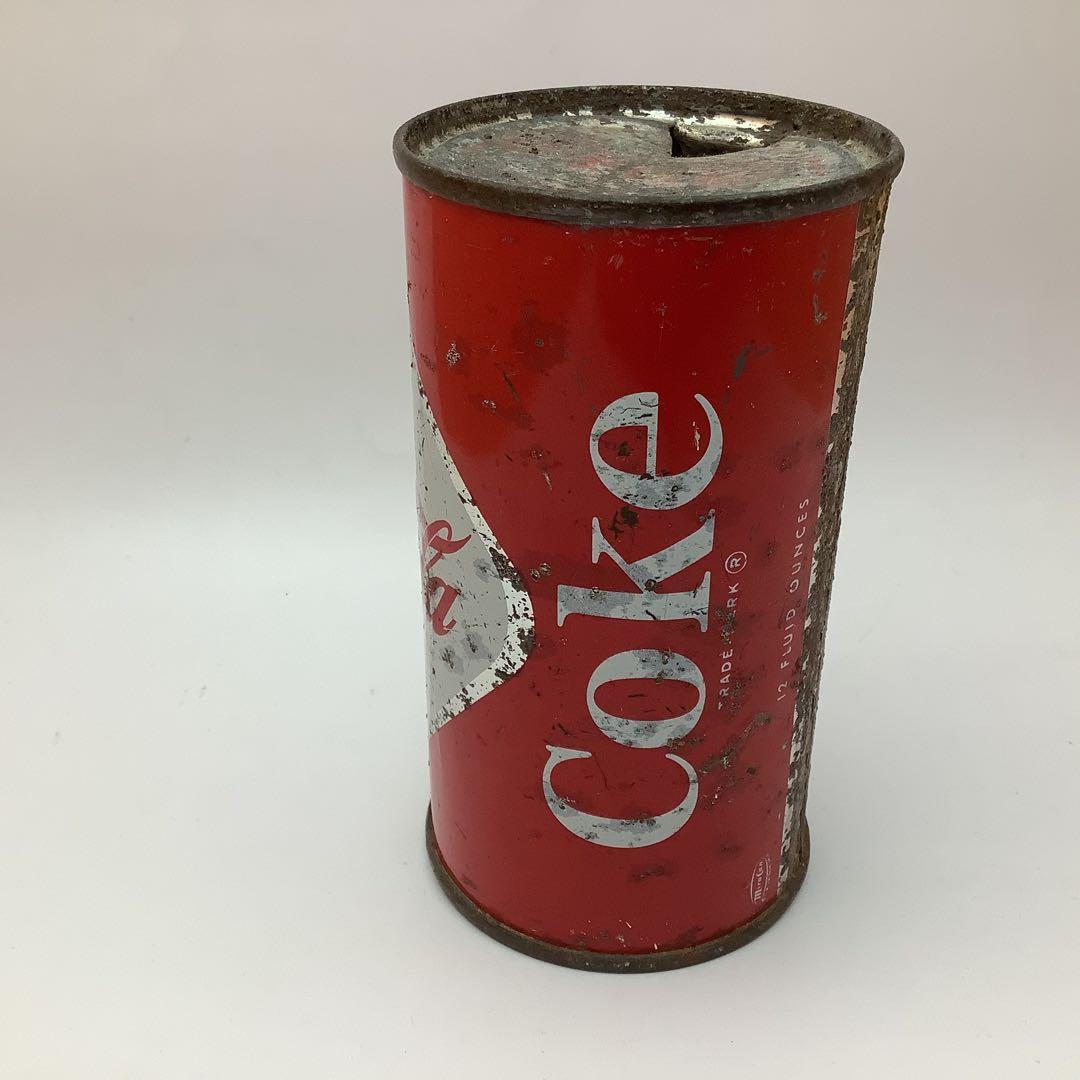 超希少 コカ・コーラ 1960年代 初代 ダイヤ缶 当時物 Coca Cola