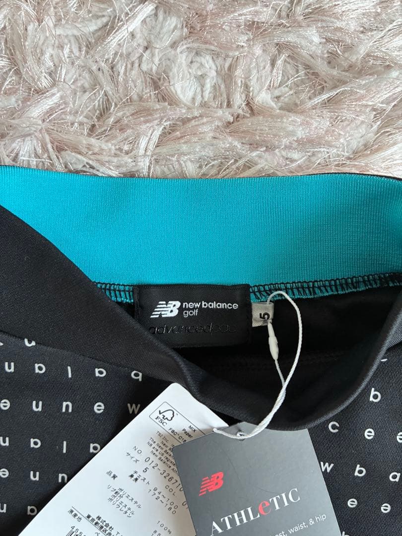 New Balance ゴルフ　ソリッド×ドットロゴ　モックネック直営店限定L