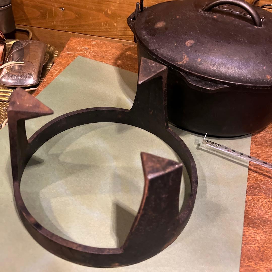 ヴィンテージLODGEダッチオーブン　五徳付き！！