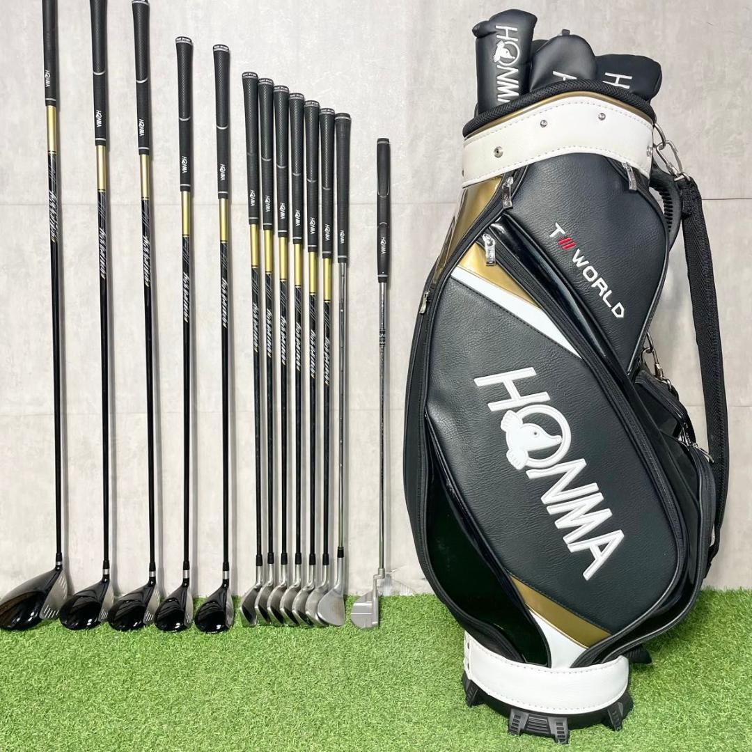 ホンマ ツアーワールドゼロ2021 ゴルフクラブセット メンズ SR 13本 右