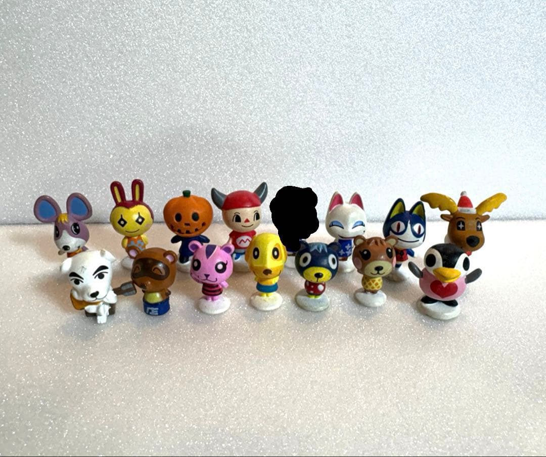 【希少】どうぶつの森 森をつくろう！ フィギュア家具セット 26点セット