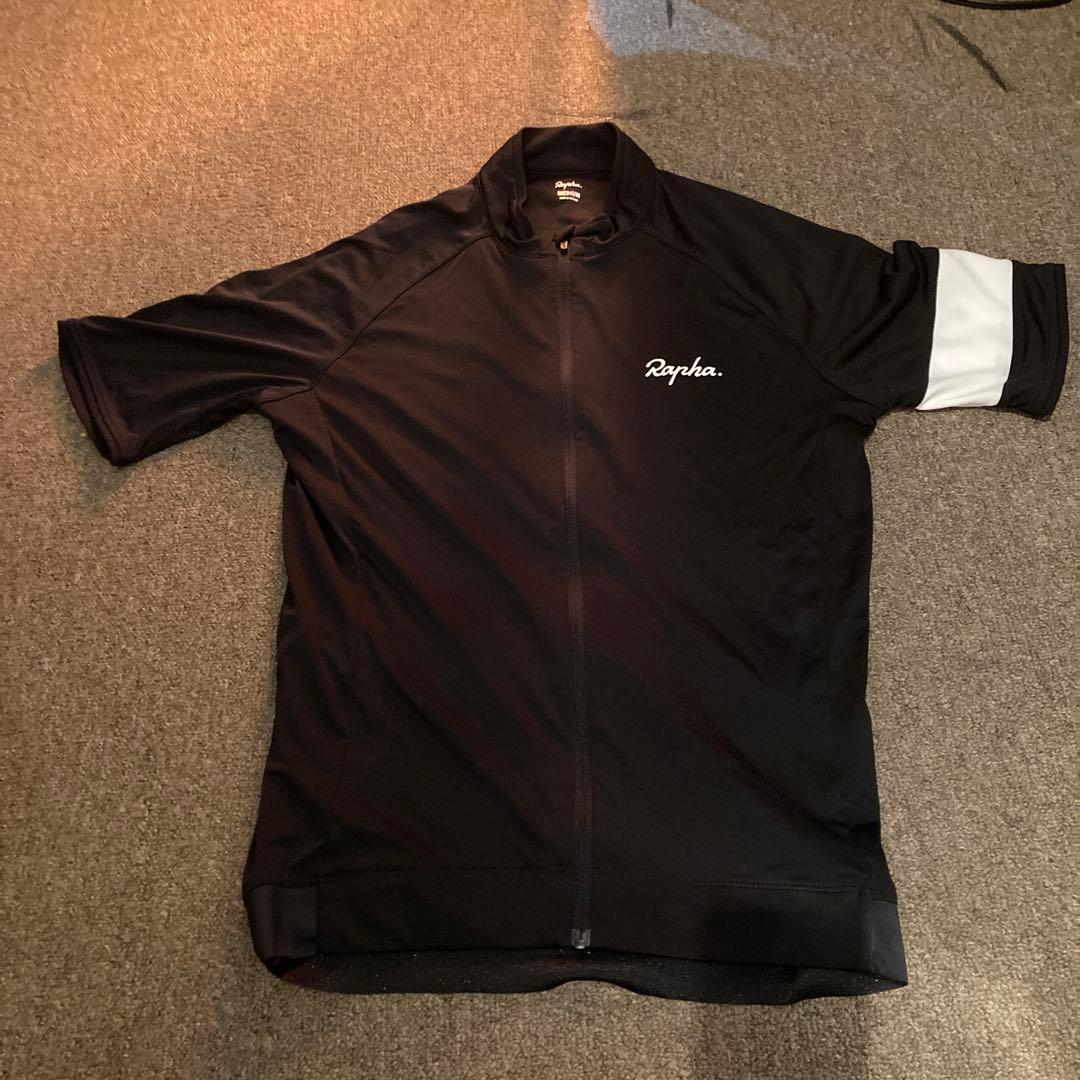 Rapha ブラック サイクルジャージ M