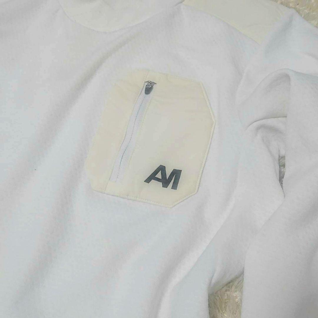 マスターバニーエディション モックネック L相当 ストレッチ 白 手洗い洗濯済