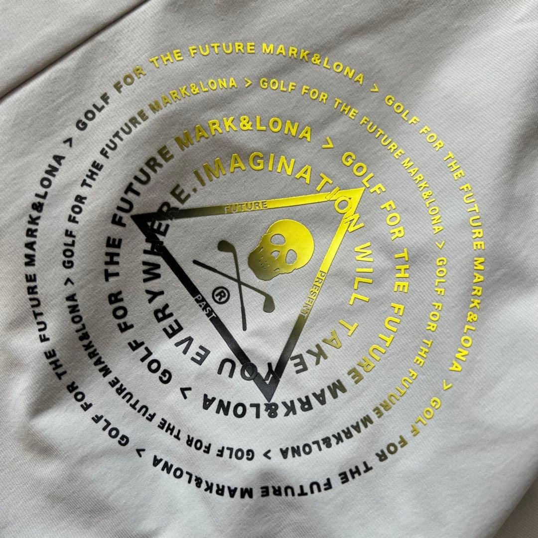 MARK&LONA マークアンドロナ　ナイロンジャケット メンズ　ゴルフ　ロゴ