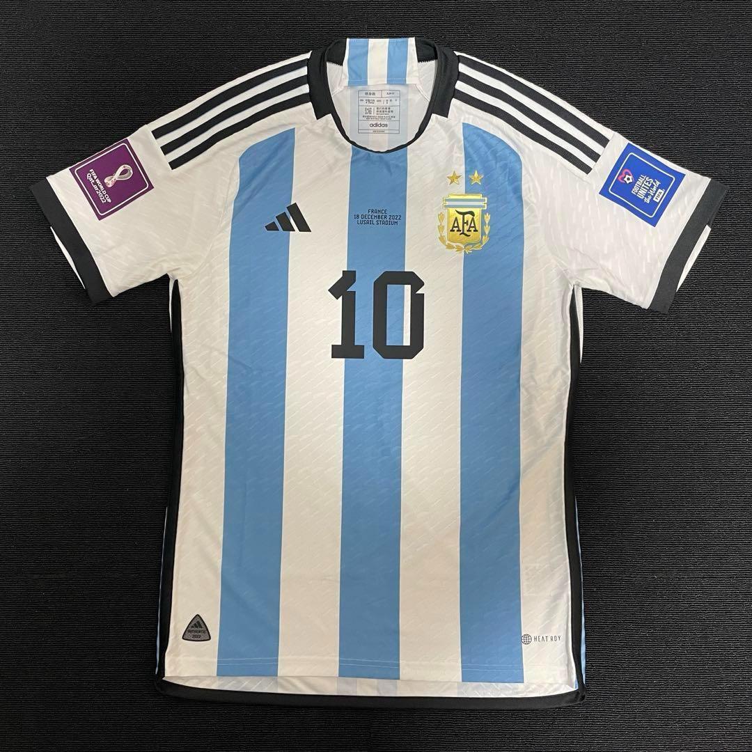 正規品　メッシ　2022カタールW杯　アルゼンチン　オーセンティックユニフォーム