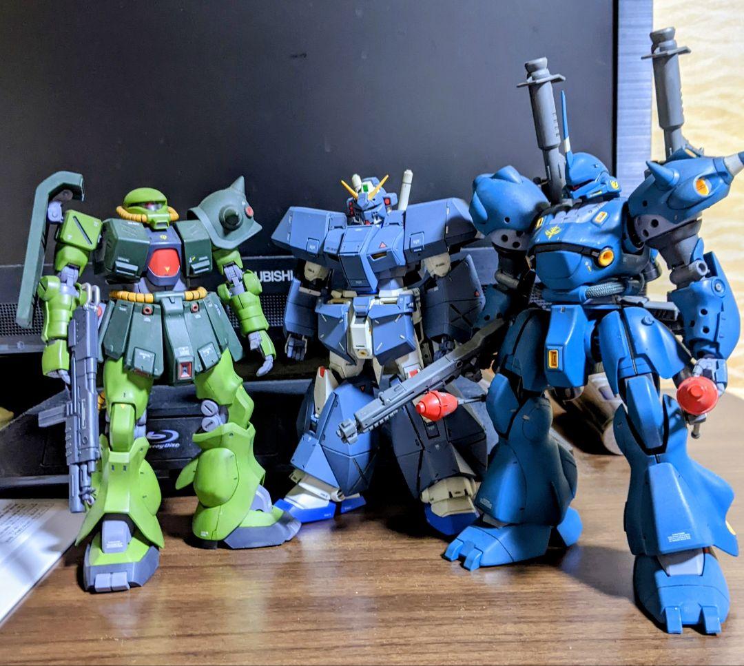 ＲＥザクⅡＦＺ　MGケンプファー　MGガンダムアレックス