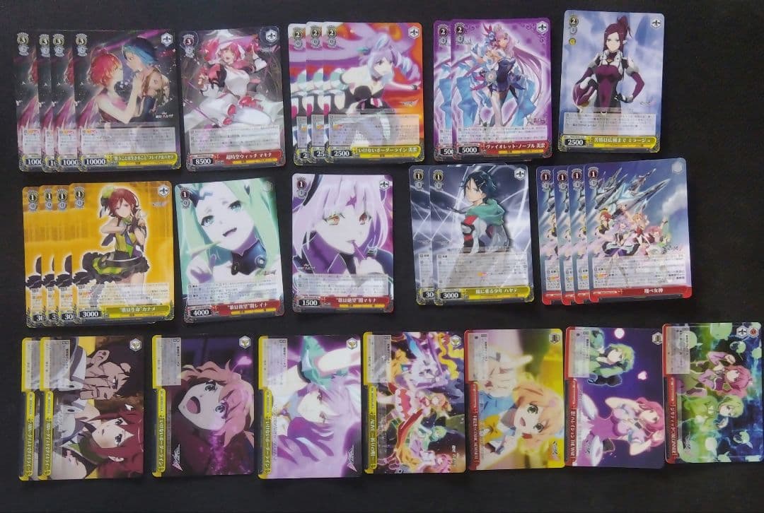 「最終値下げ」3月1日まで　WS　マクロスΔ　5枝2扉1電源デッキ&パーツセット