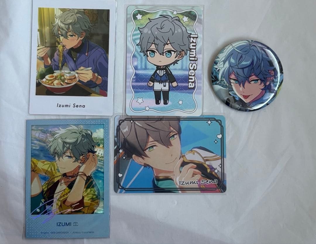 あんスタ 瀬名泉 ぱしゃっつ 缶バッジ チェキカード カード