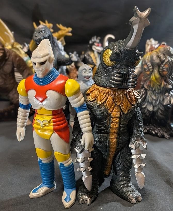 昭和ゴジラ 東宝チャンピオンまつり（バンダイ）ソフビコンプリート19体セット