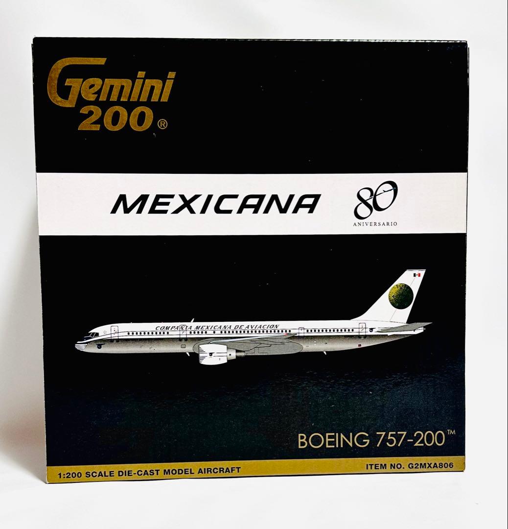 Gemini 1/200 B757-200 Mexicana 80周年記念