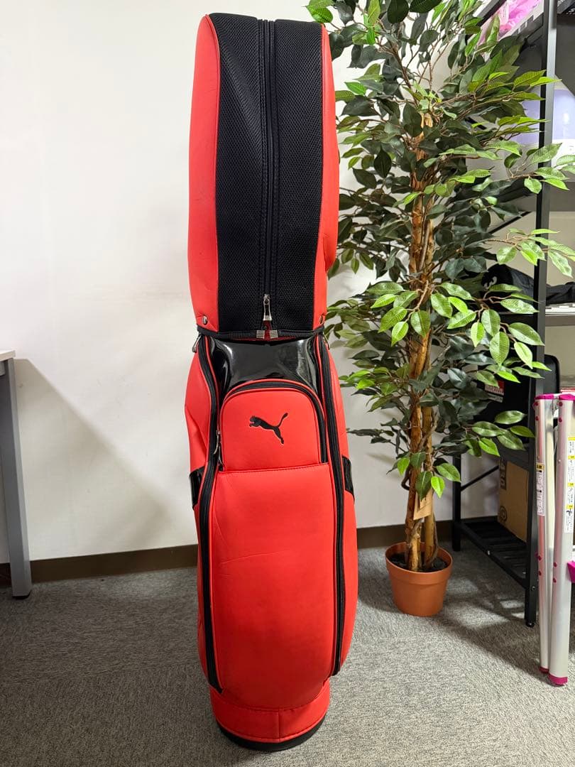 PUMA キャディバッグ レッド