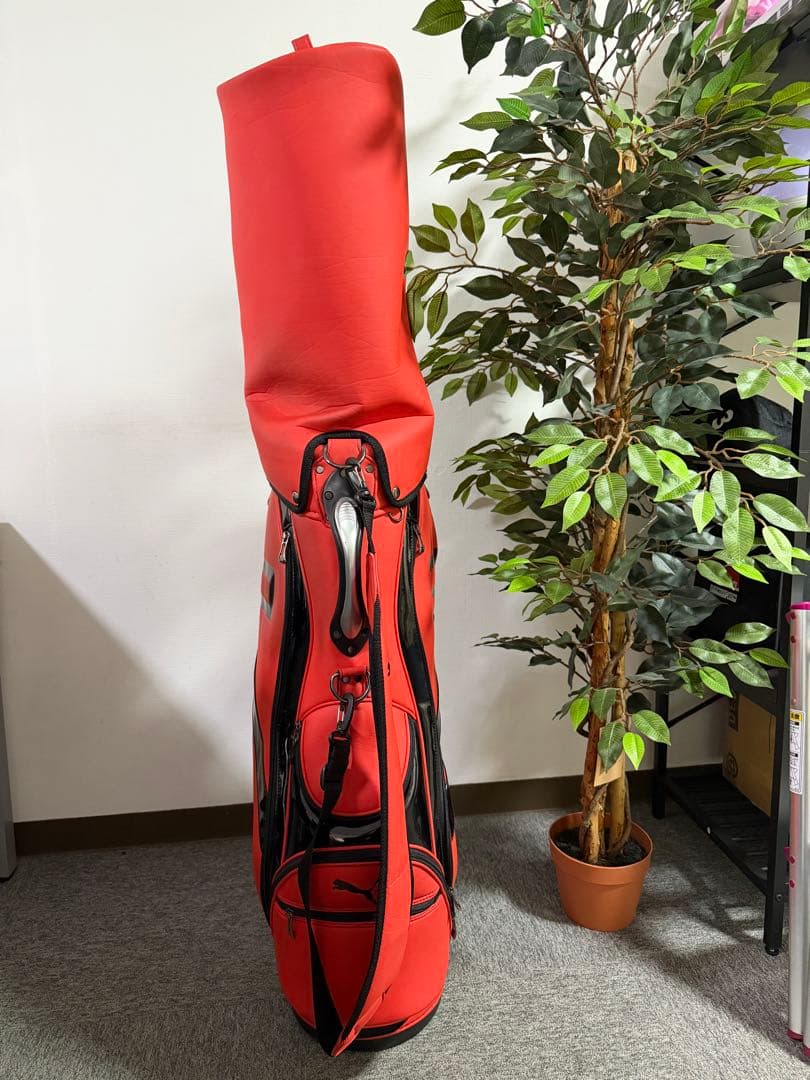 PUMA キャディバッグ レッド