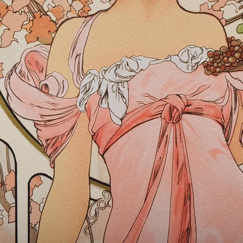 アルフォンス・ミュシャ　シャンパンホワイトスター　190/300　VR8695B