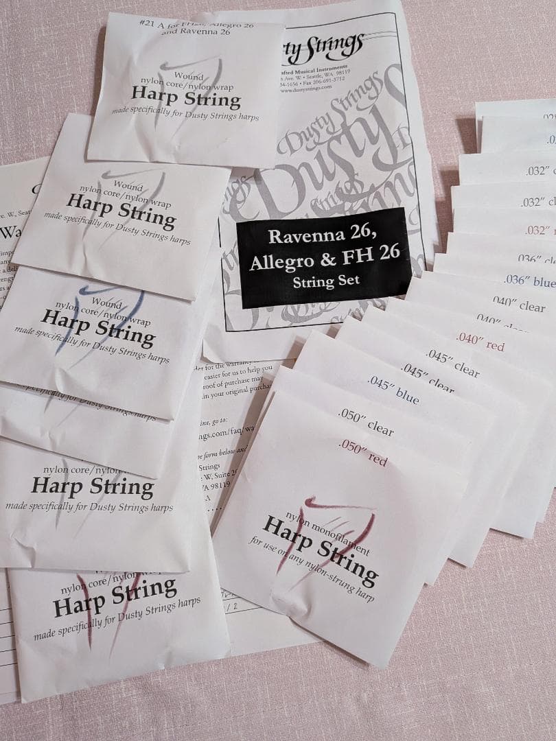 ダスティストリングスハープ　アレグロ26 カマックレバー