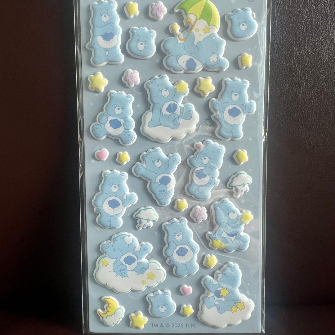 【国内未発売・海外正規】ケアベア　グランピーベア　シェアベア　シール　3枚セット
